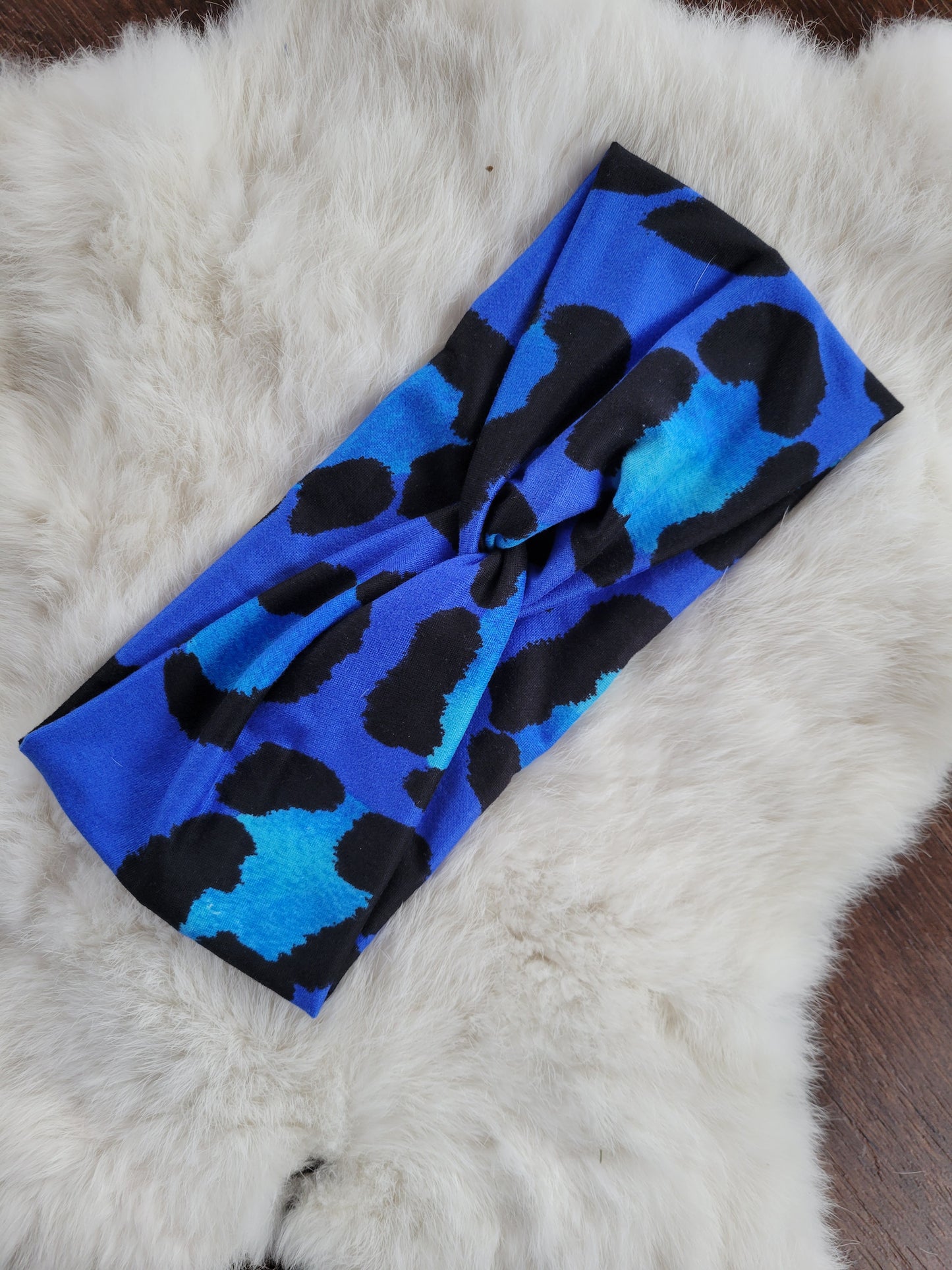Big blue leopard