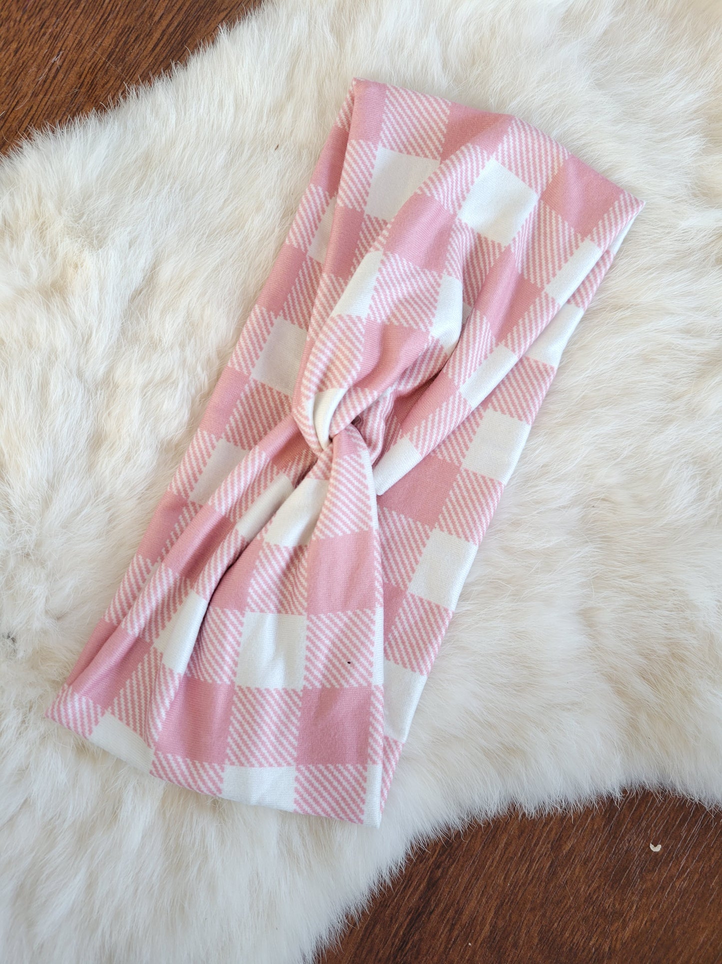 Light pink gingham