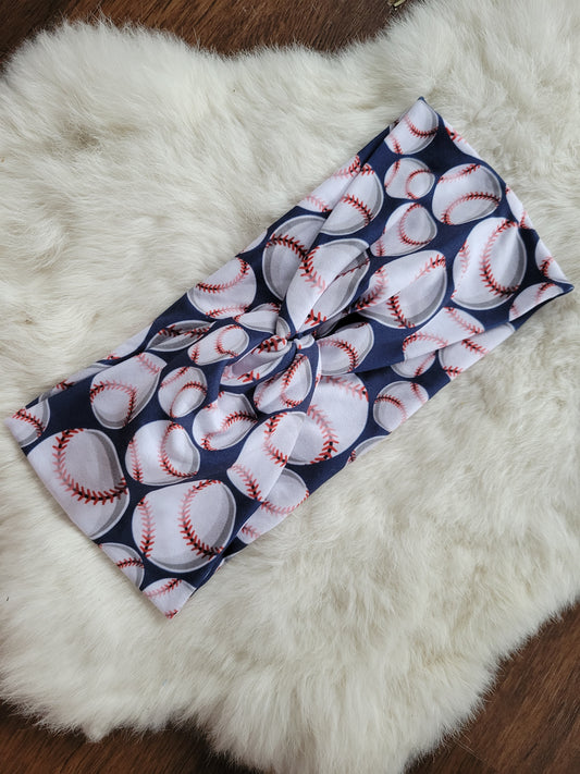 Navy with baseballs