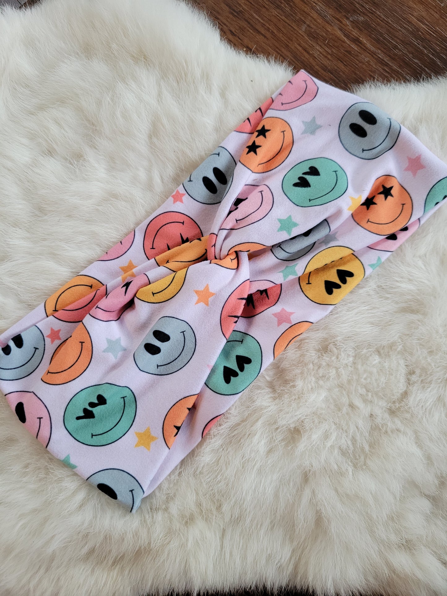 Smiley with stars