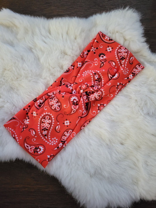Red paisley