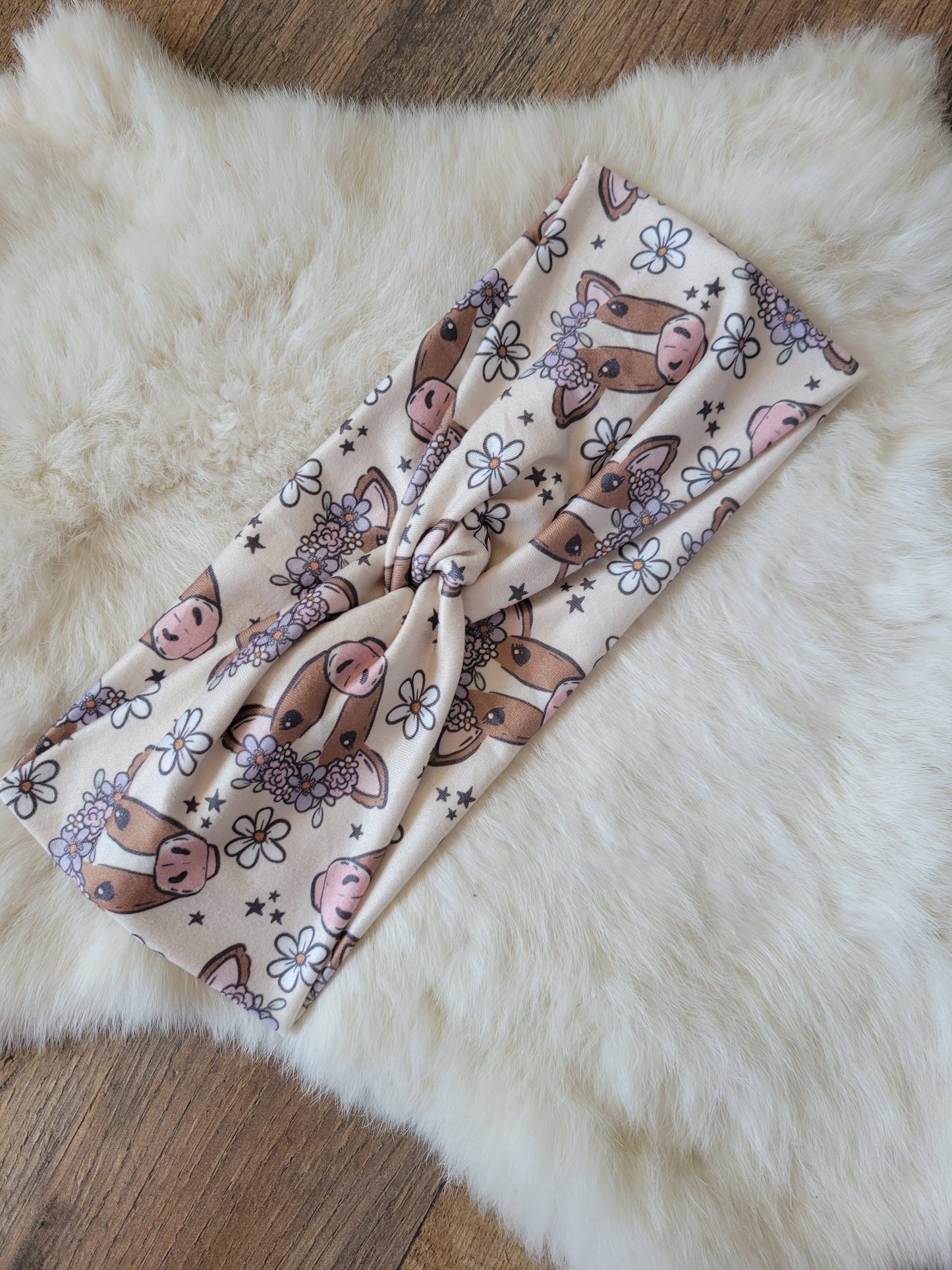 Daisy crown floral cows
