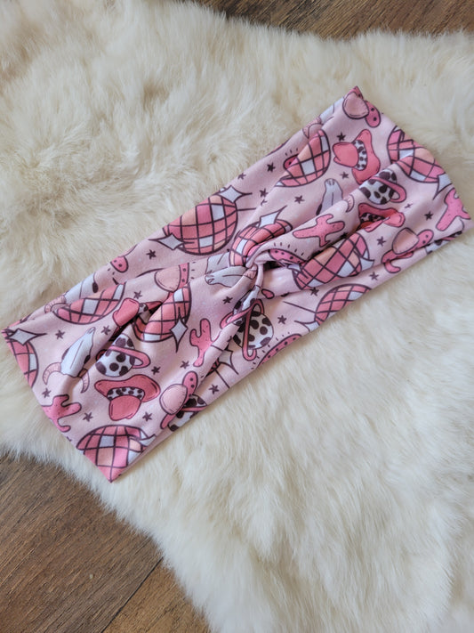 Disco pink cowgirl