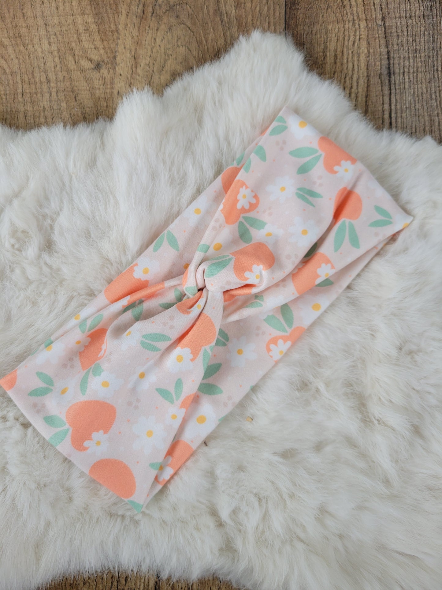 Peaches and flowers