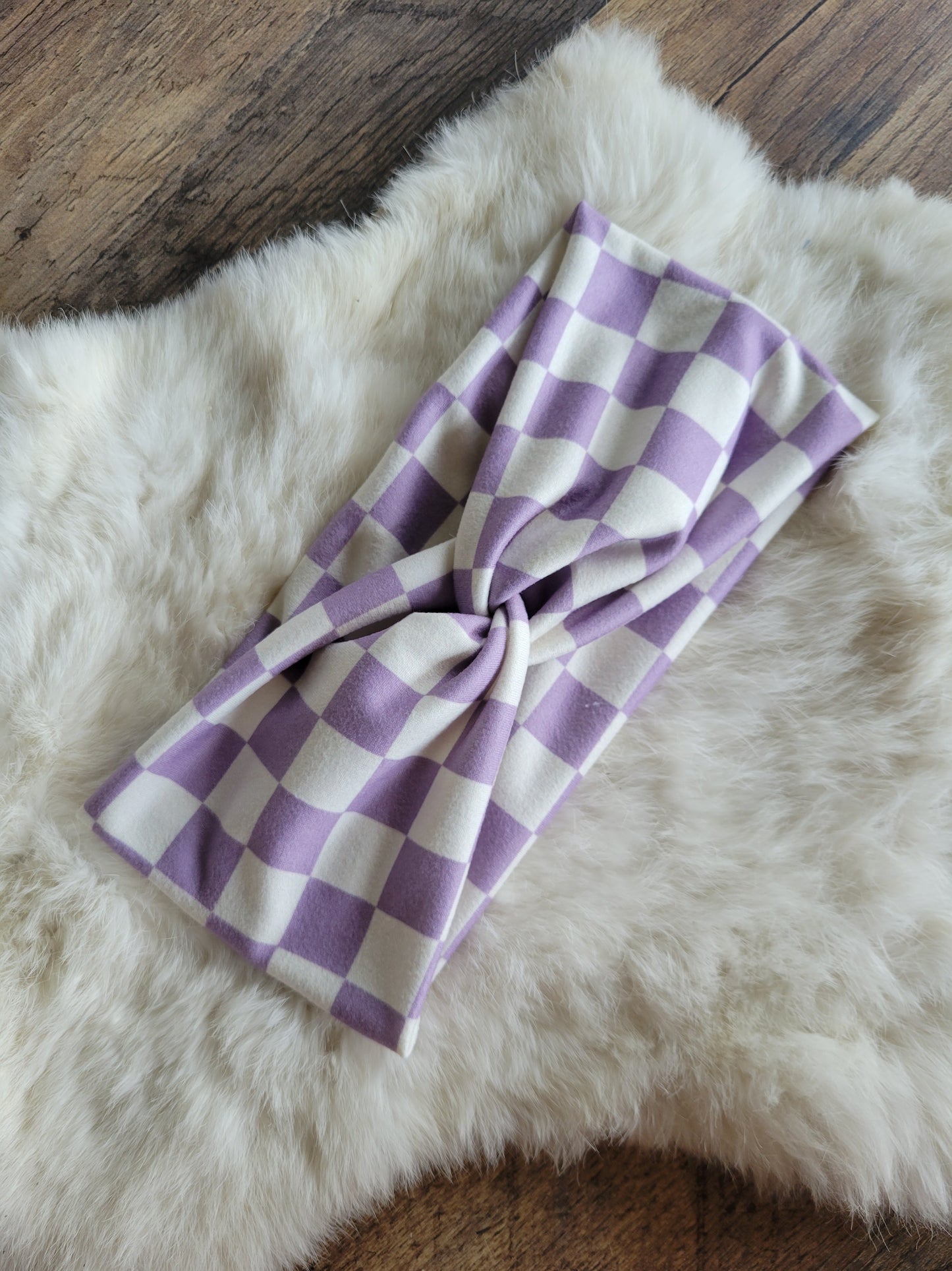 Lavender checkered