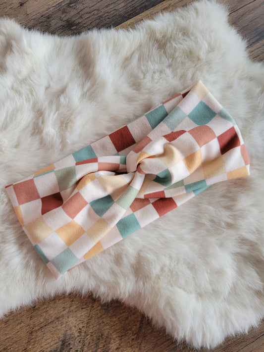 Boho checkered