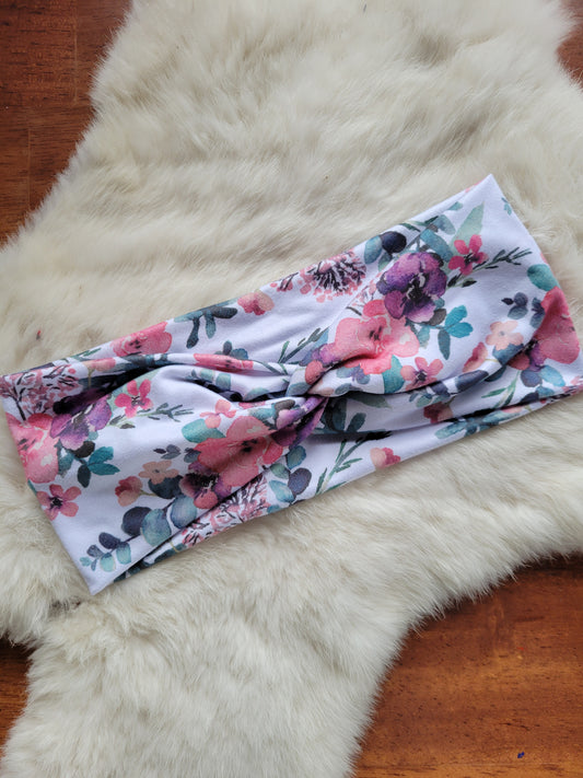 Pink and purple flowers