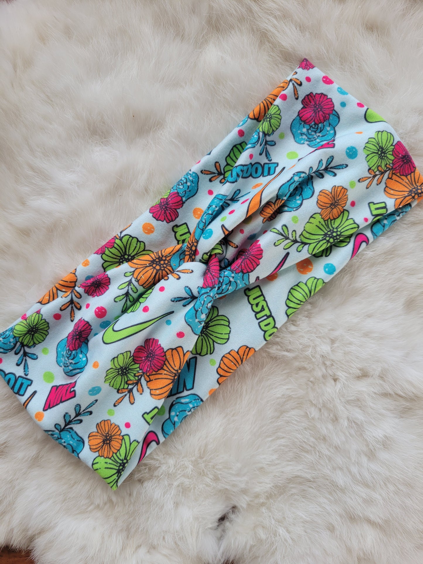 Do it swoosh neon florals