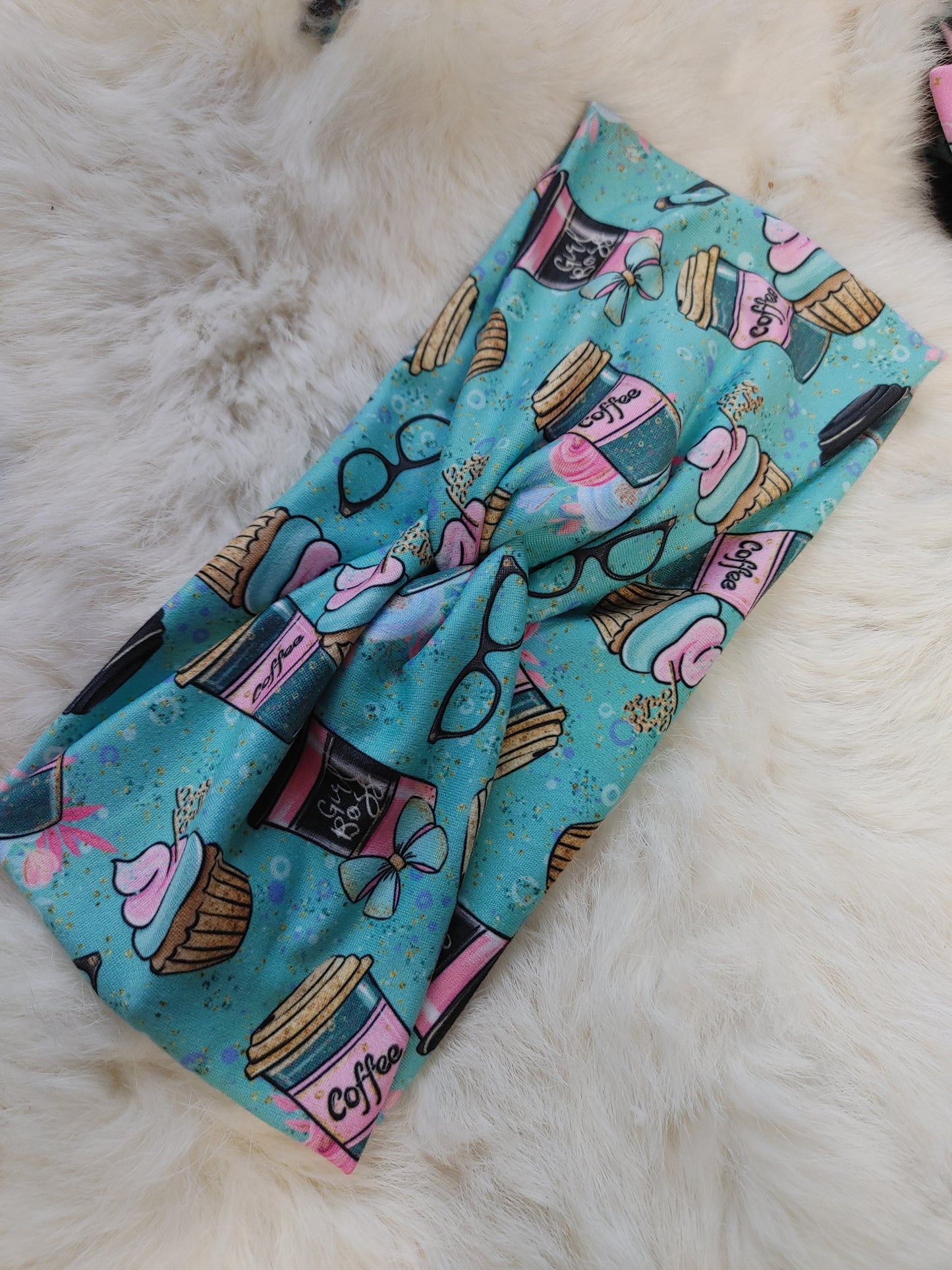 Teal girl boss coffee