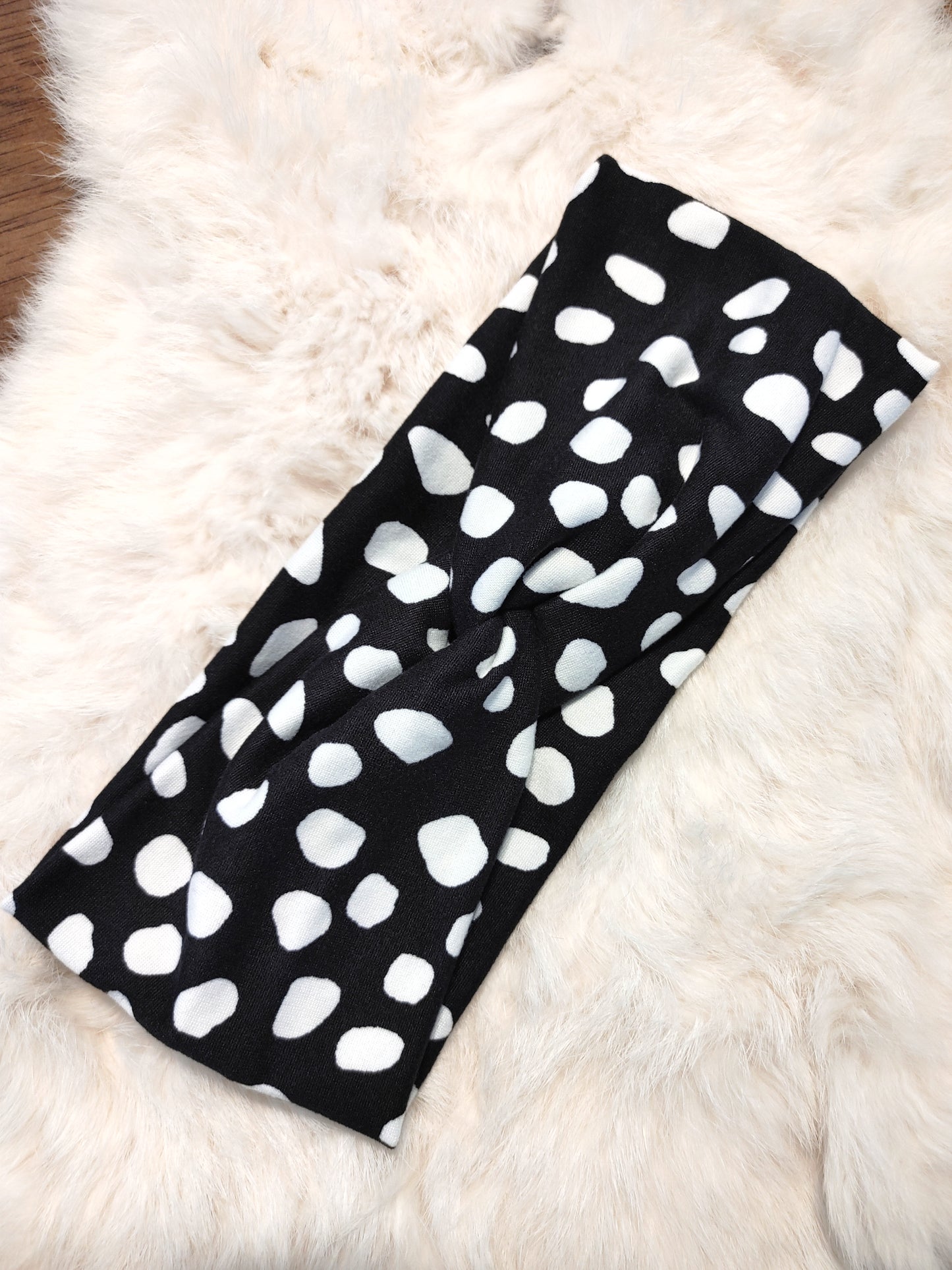 Black dalmation print