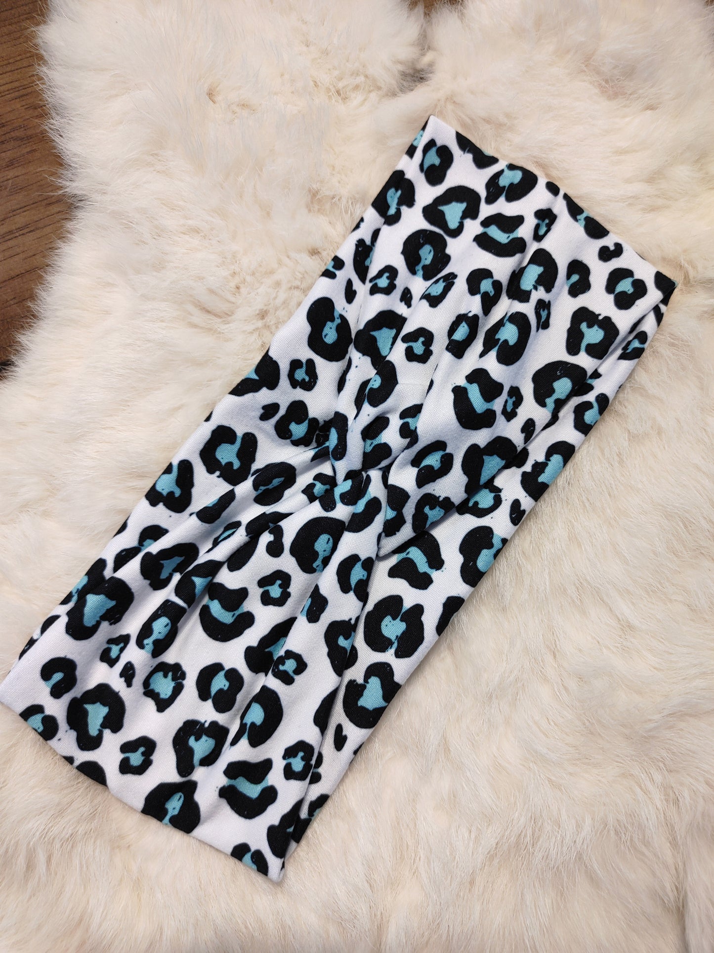 Turquoise spotted leopard