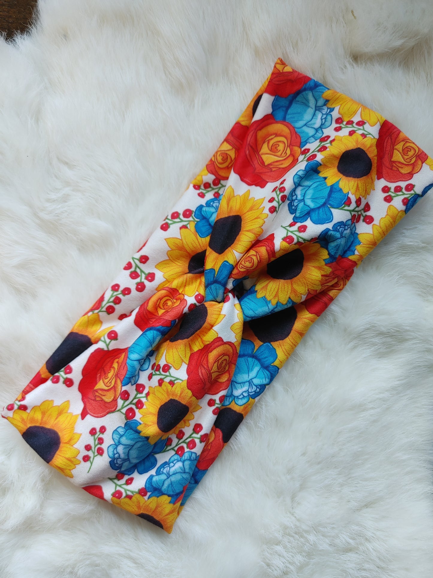 Bright sunflower floral