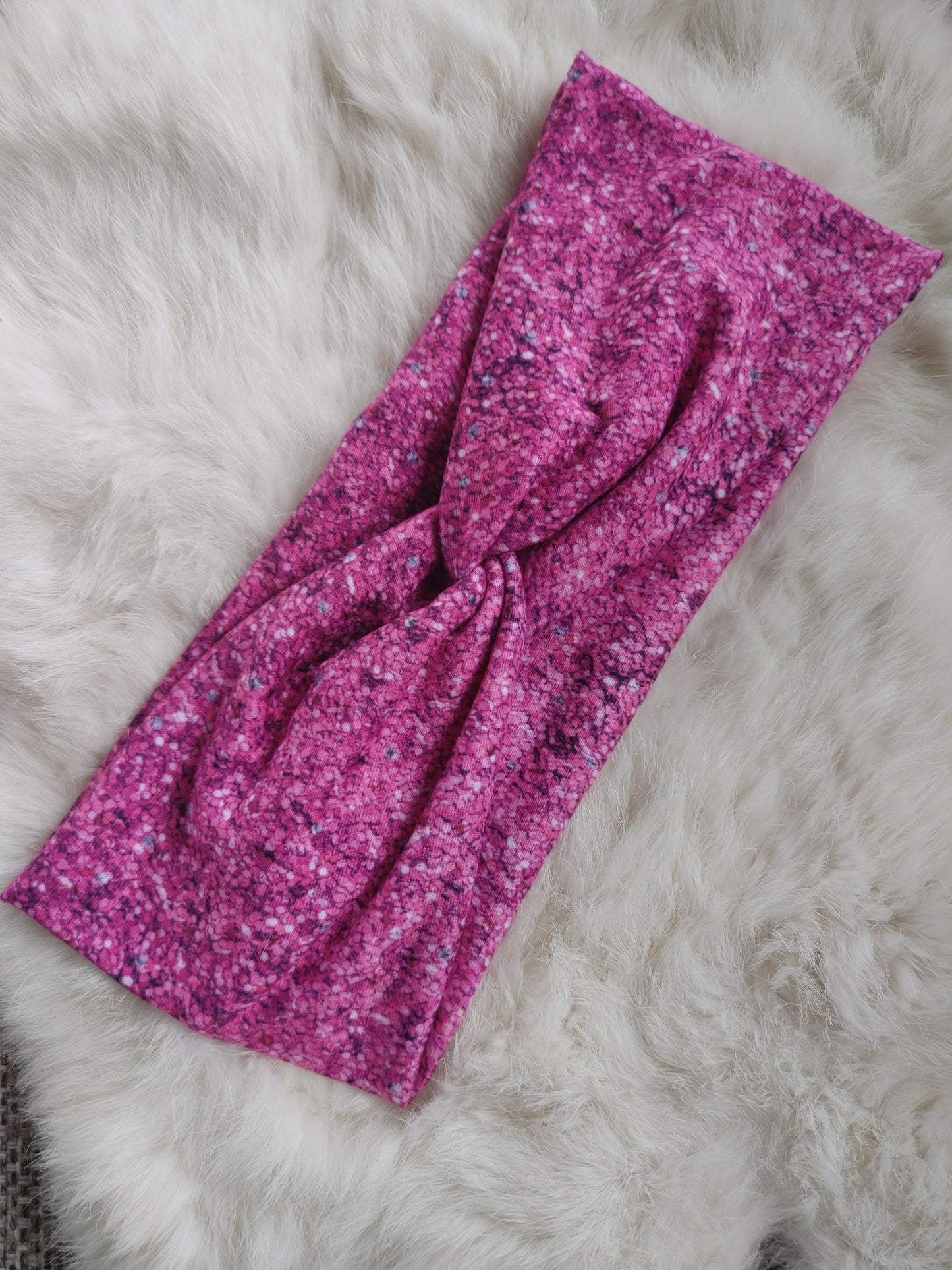 Dark pink glitter