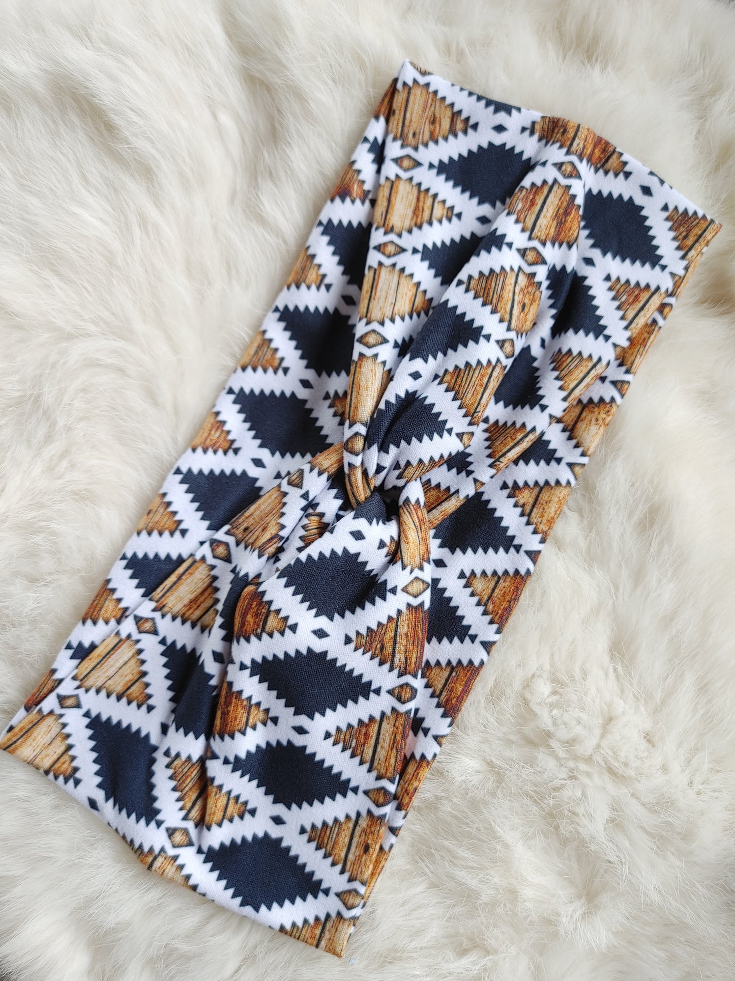 Black wooden Aztec
