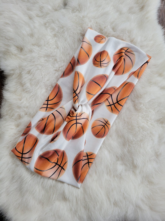 White with basketballs