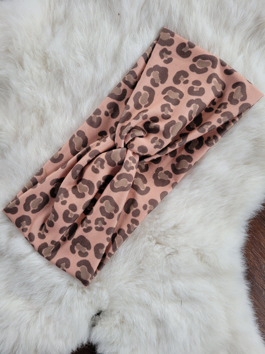 Tan and brown leopard