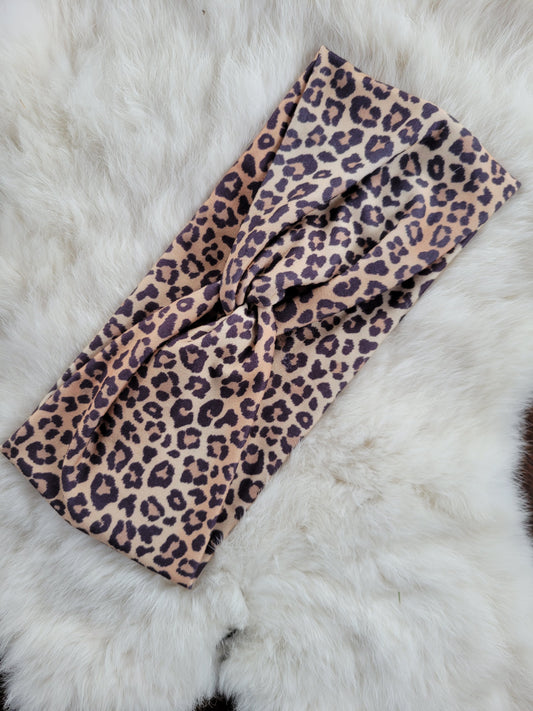 Ombre brown leopard