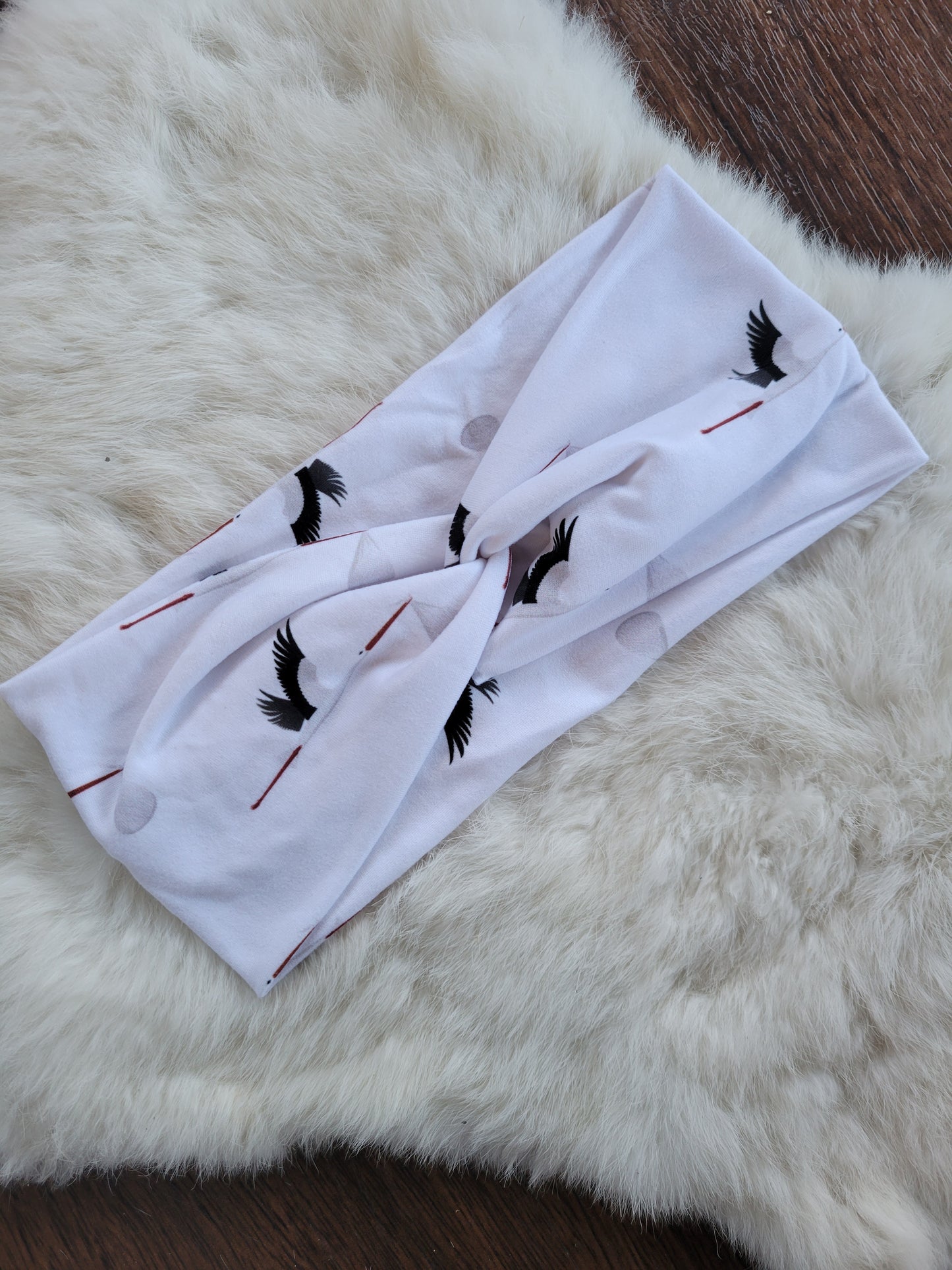White stork baby