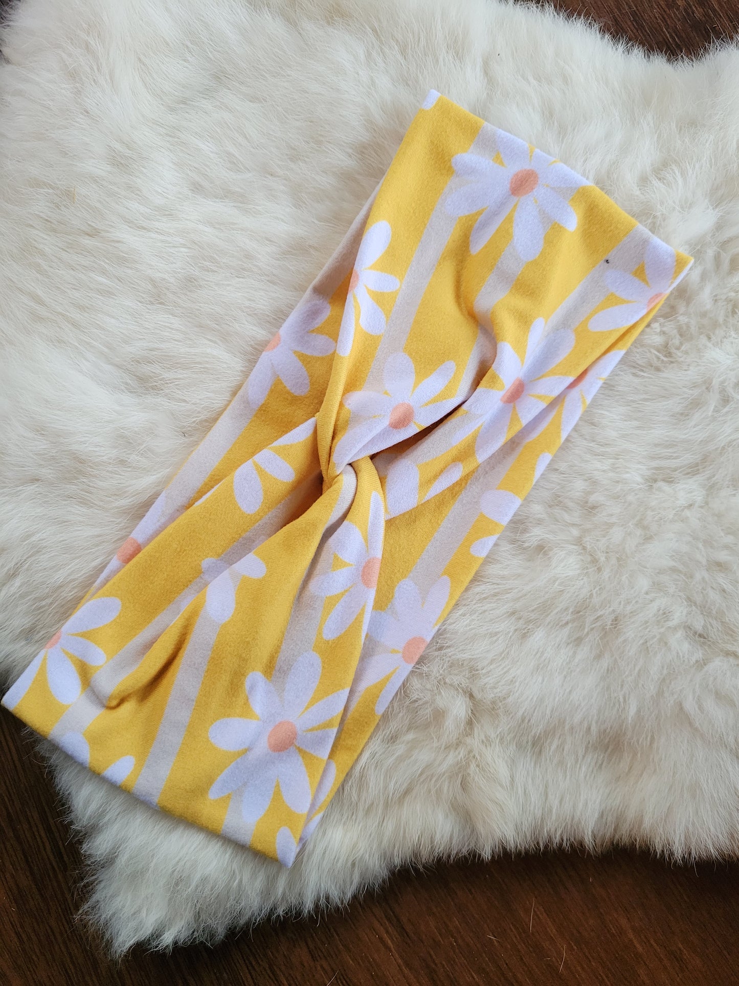 Yellow striped daisies