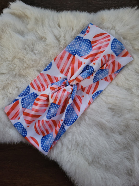 Big heart flags
