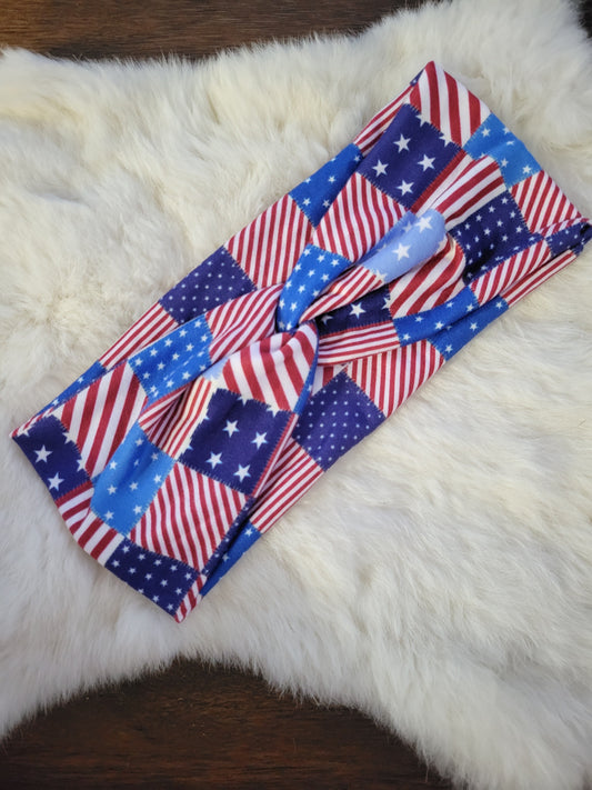 Stars and striped quilt squares