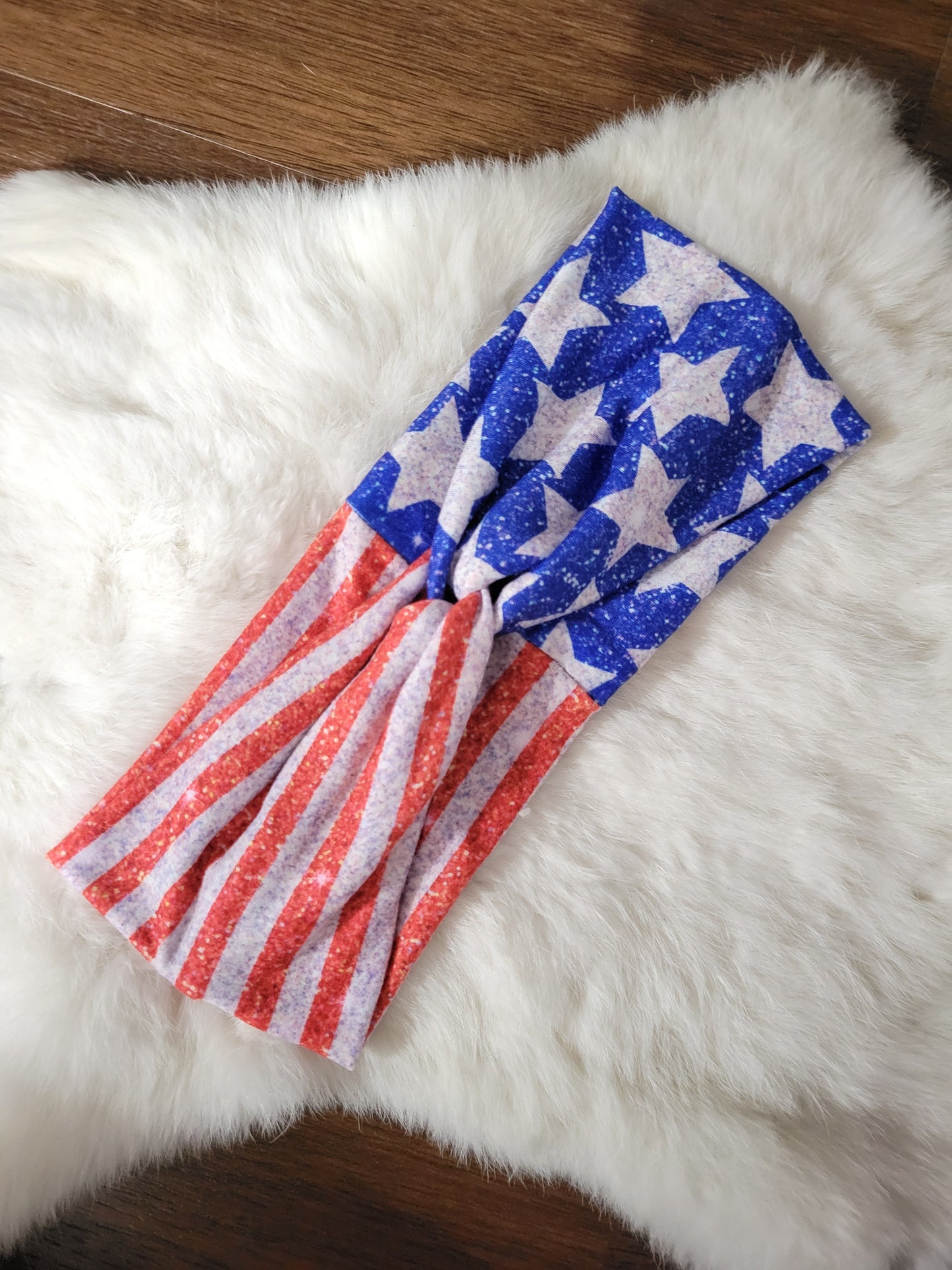 Glitter stars and stripes
