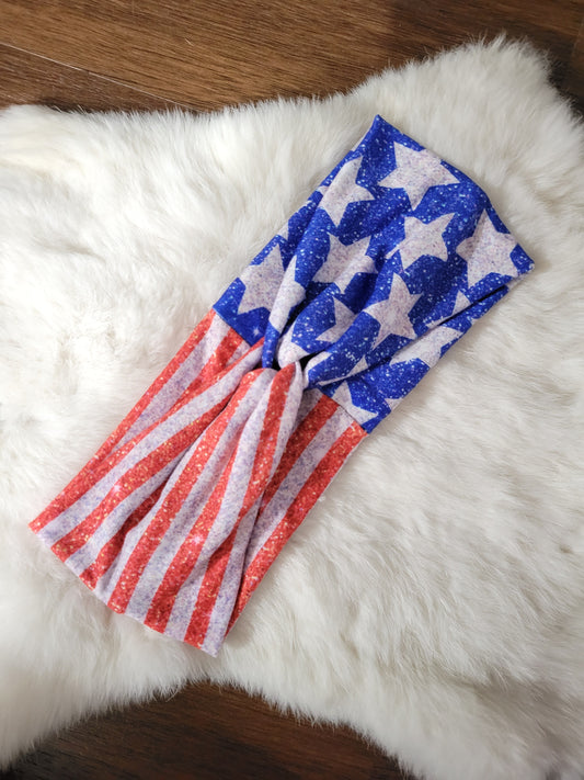 Glitter stars and stripes