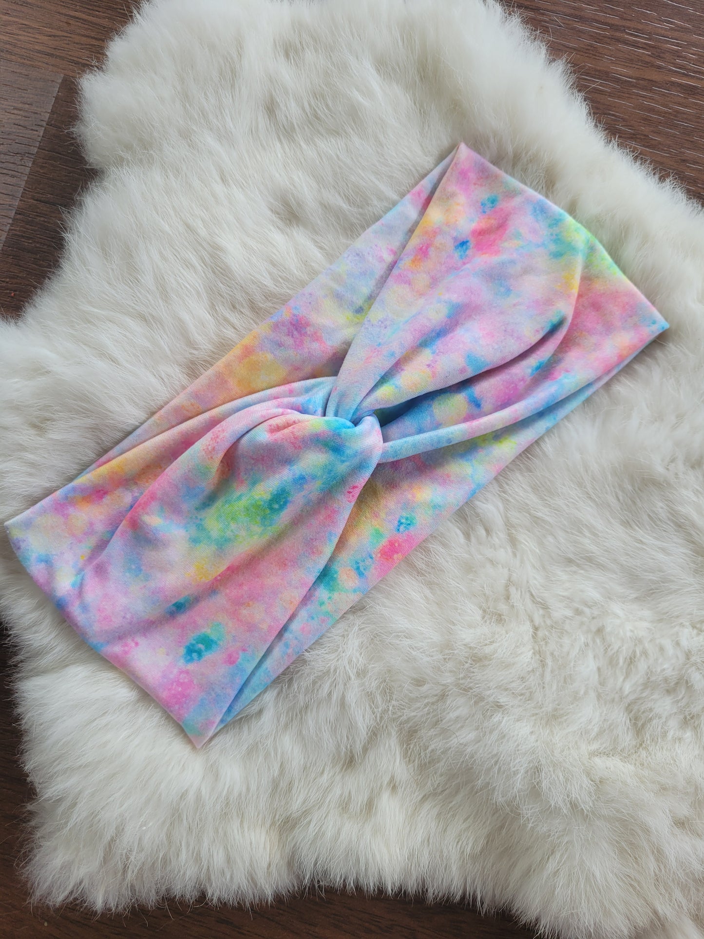 Colorful speckled tie dye