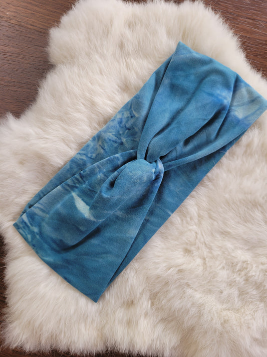 Teal tie dye
