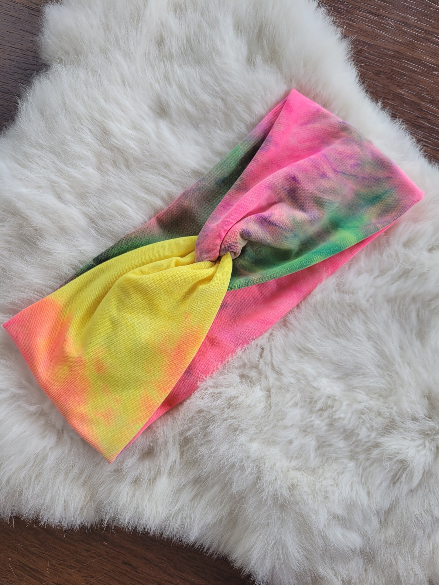 Neon tie dye