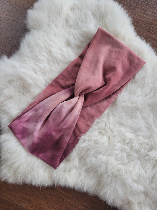 Dark mauve tie dye