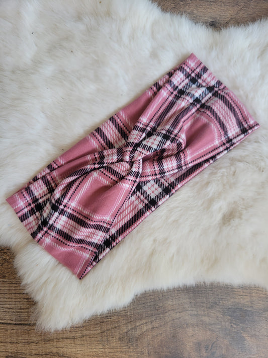 Pink plaid