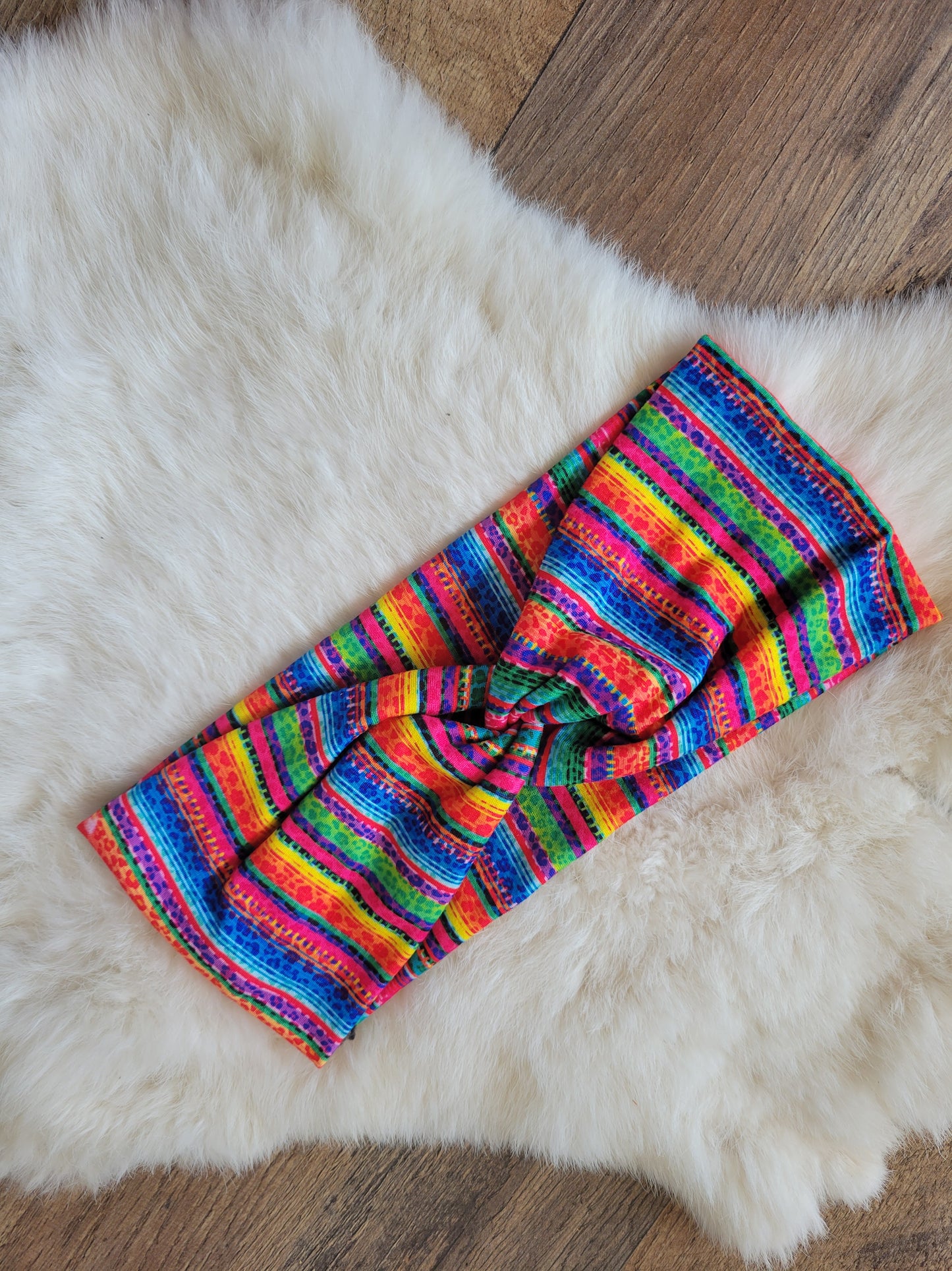 Leopard spotted serape