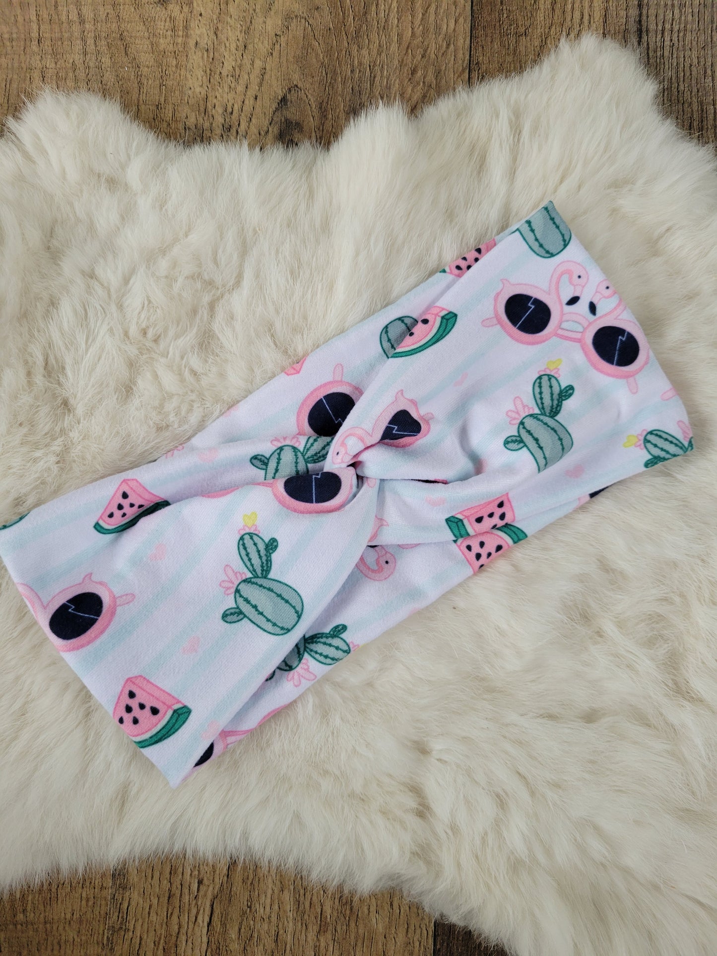 Flamingo sunglasses watermelon cactus