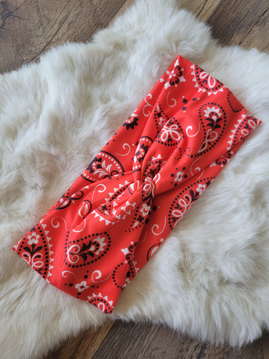 Big red paisley
