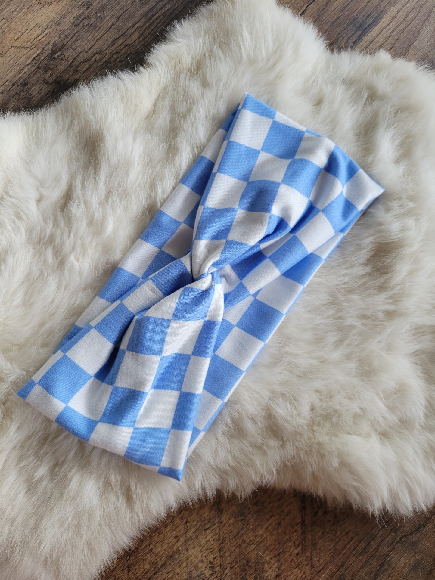 Blue checkered