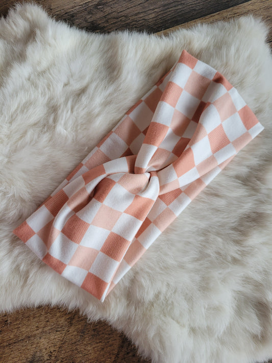 Shades of tan checkered