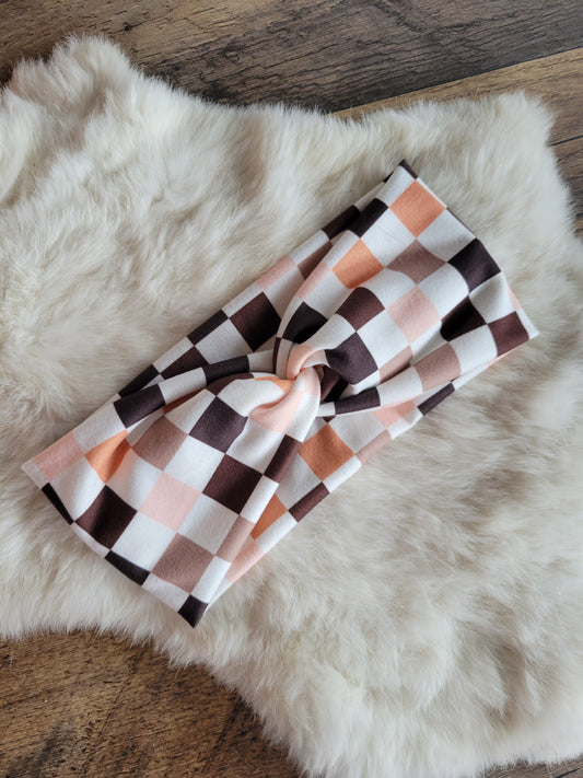 Shades of brown checkered