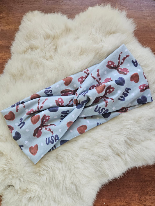 Usa bows hearts stars