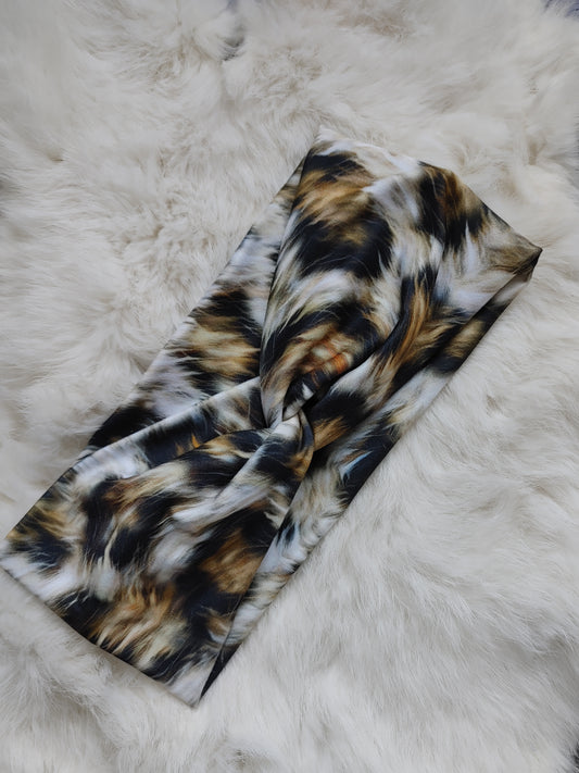 Furry leopard