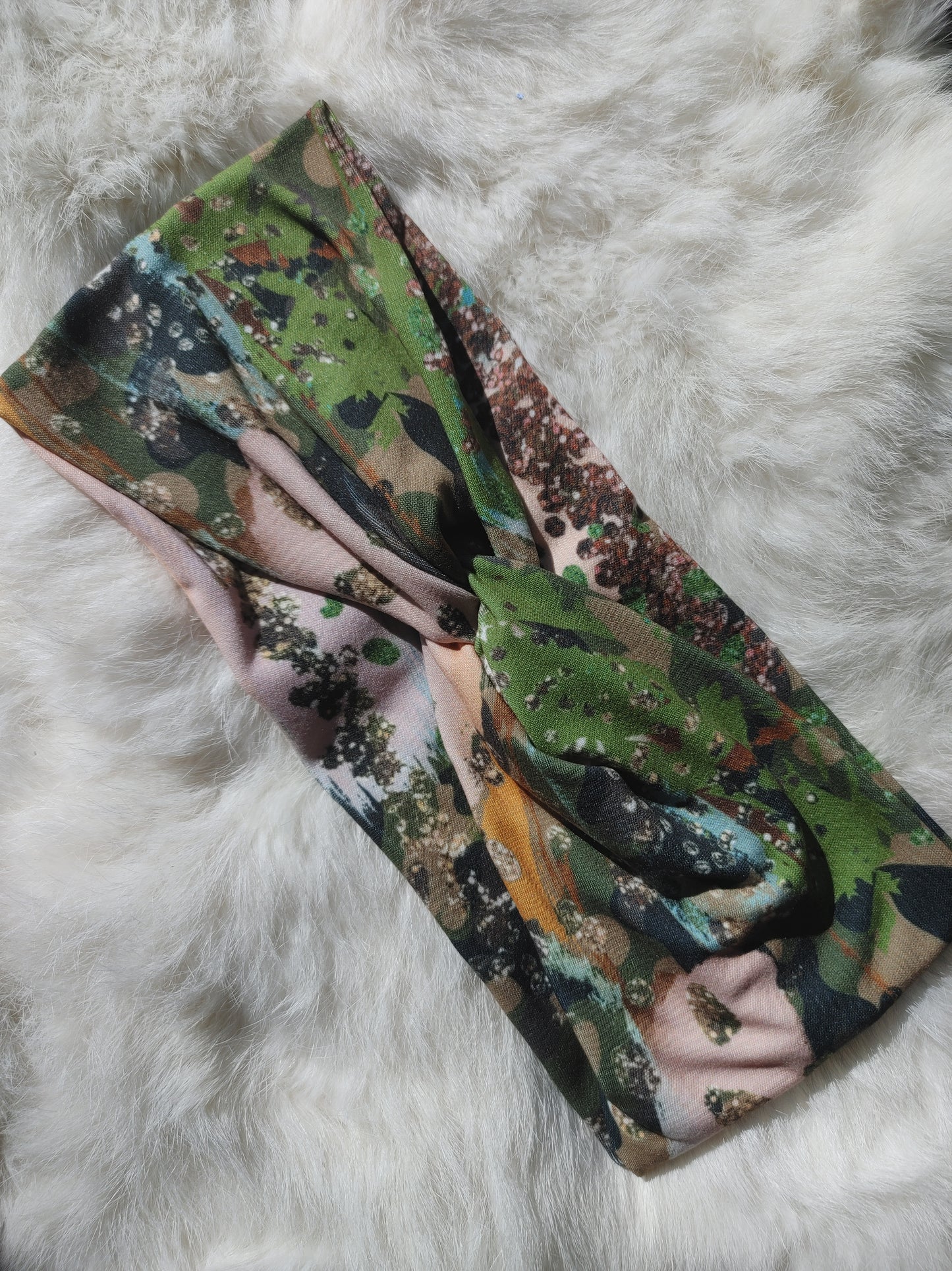 Green camo brushstroke