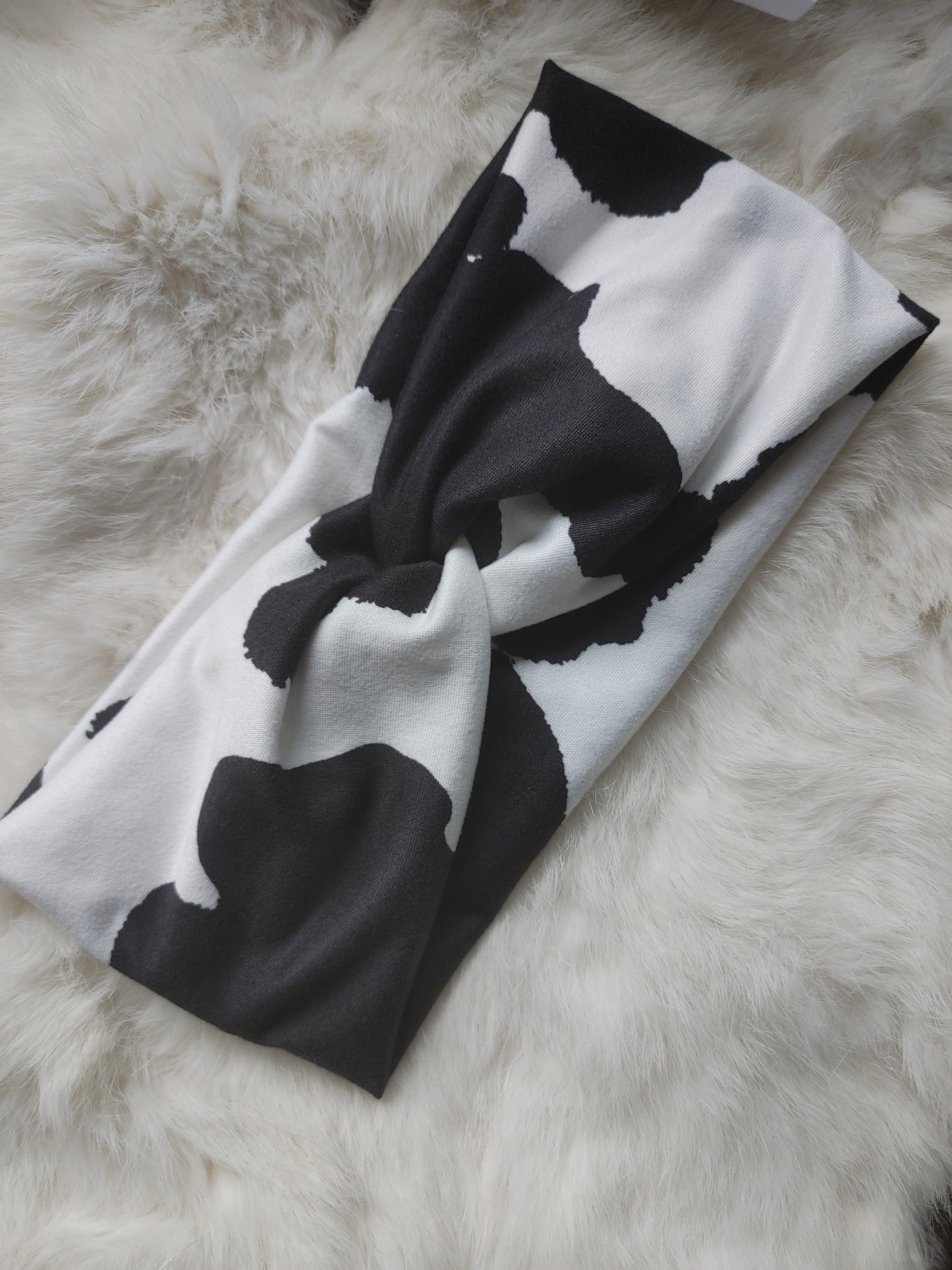 Black cowhide