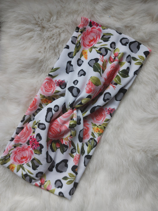 Snow leopard floral