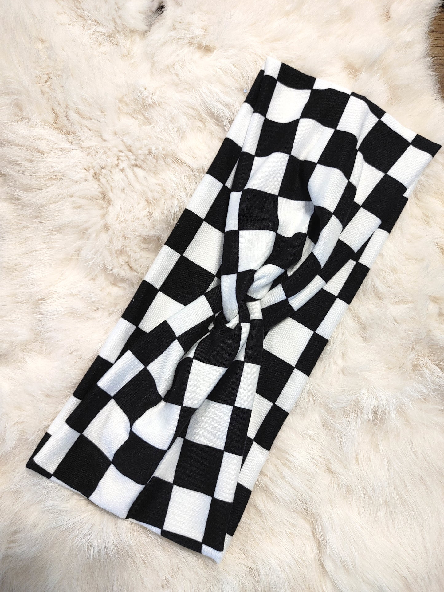 Race flag black checkers