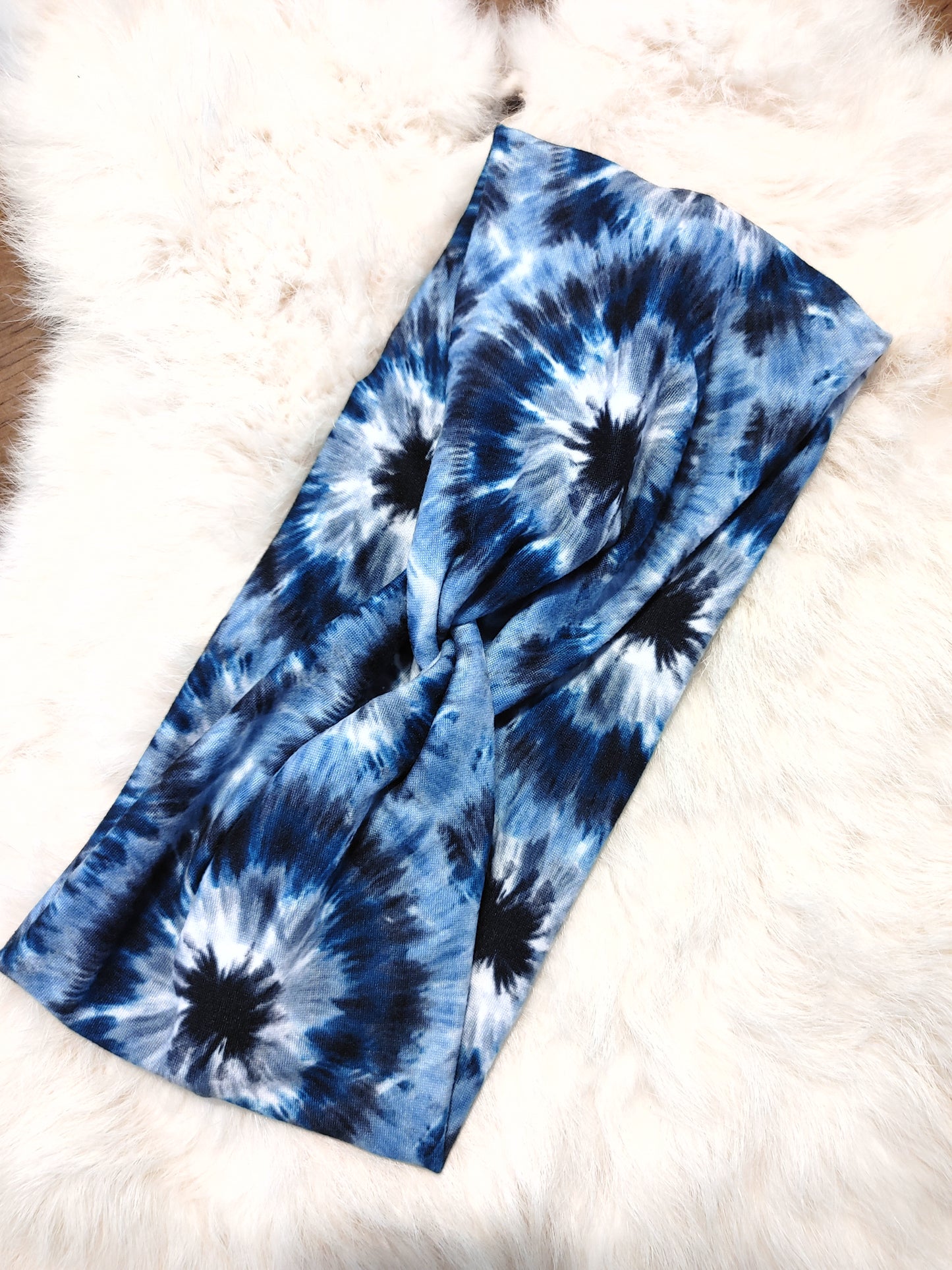 Dark teal tie dye