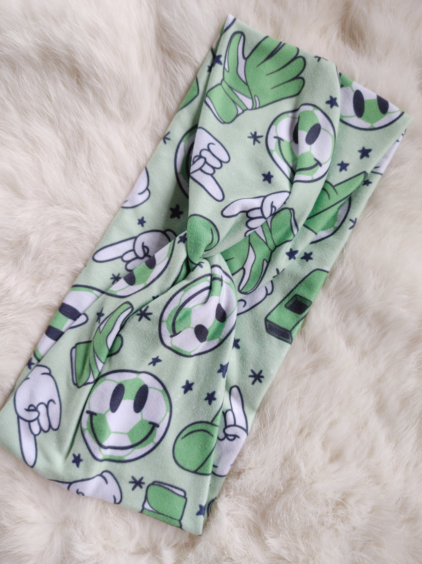 Green soccer smileys
