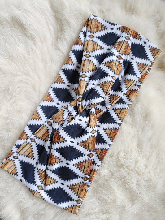 Black wooden Aztec