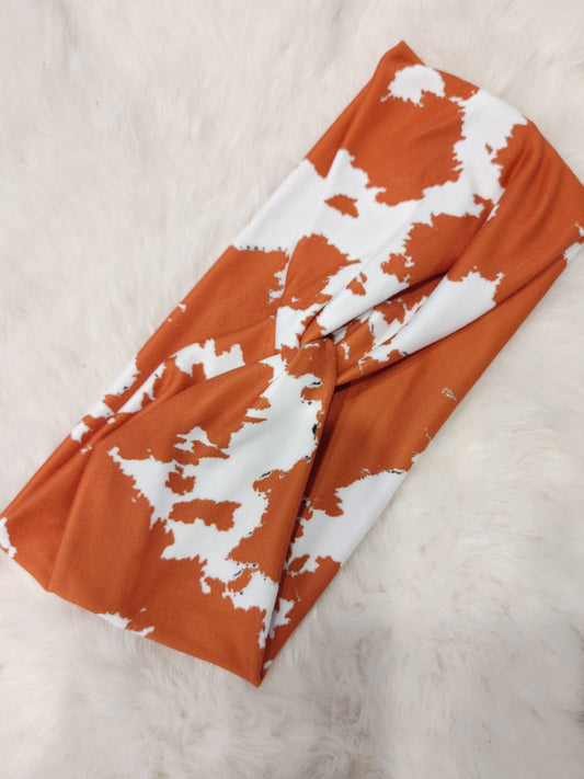 Red brown cowhide